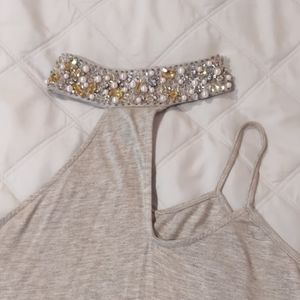 Boston Proper Halter One-Shoulder Top